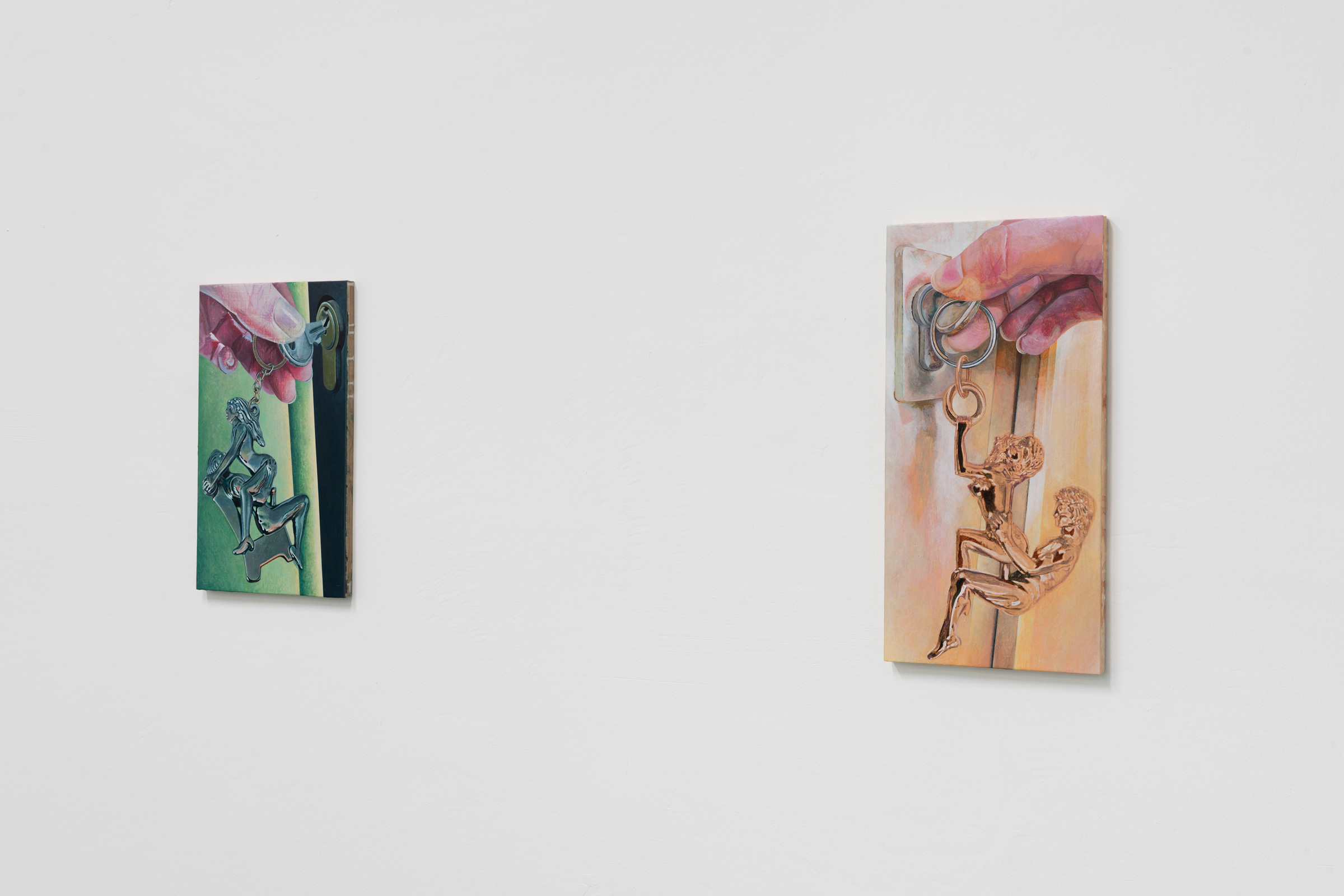 Lin Olschowka exhibition show Karlsruhe art painting wieoftnoch