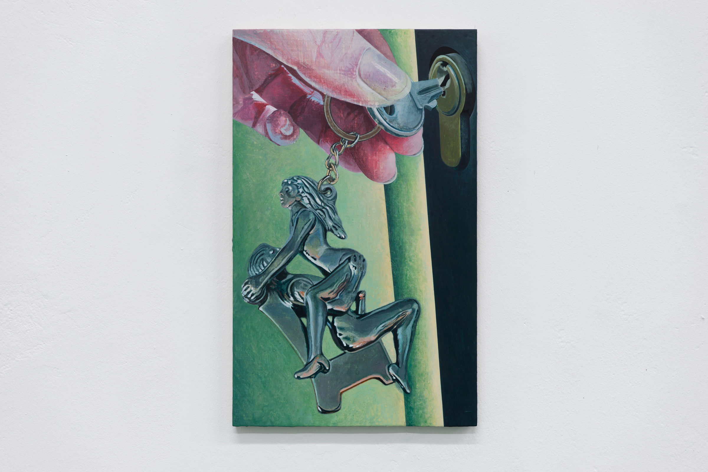 Lin Olschowka exhibition show Karlsruhe art painting wieoftnoch