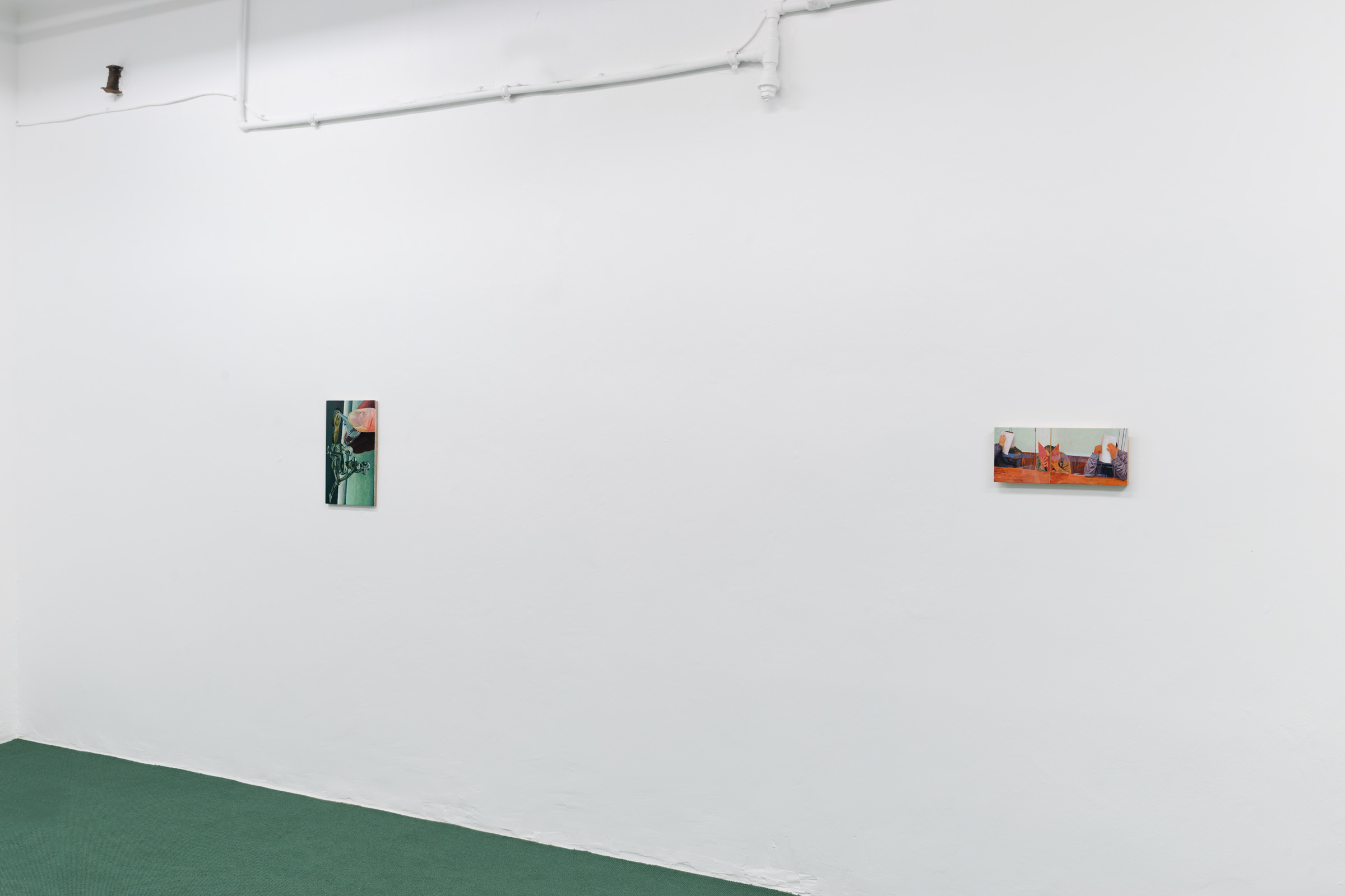 Lin Olschowka exhibition show Karlsruhe art painting wieoftnoch