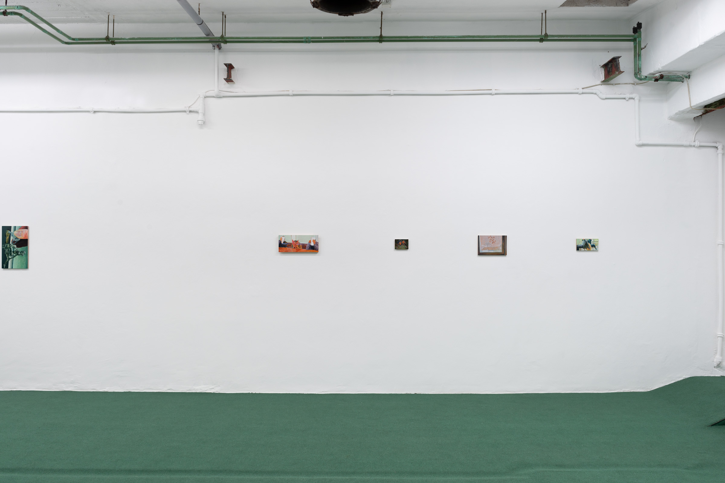 Lin Olschowka exhibition show Karlsruhe art painting wieoftnoch