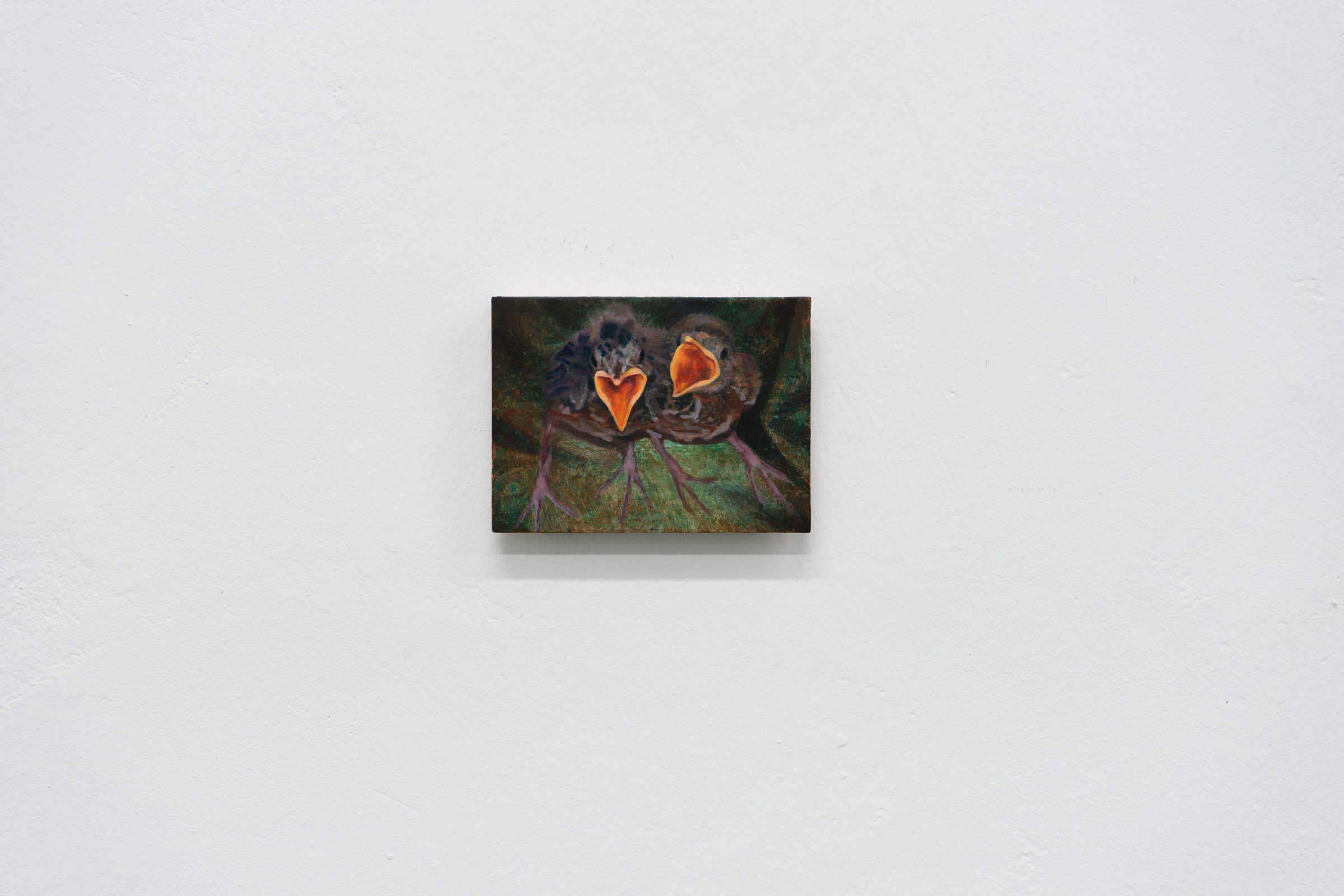 Lin Olschowka exhibition show Karlsruhe art painting wieoftnoch
